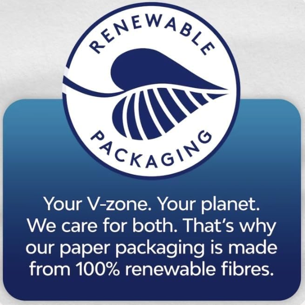 Bodyform Dailies Black Panty Liners | V-Zone Protection Bundle of 2 (42 liners Total)